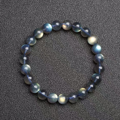 Radiant Grey Moonstone Bracelet - Natural Elegance & Healing Light