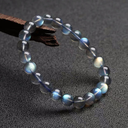 Radiant Grey Moonstone Bracelet - Natural Elegance & Healing Light