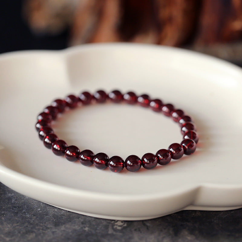 Genuine PREMIUM Natural Red Garnet Bracelet