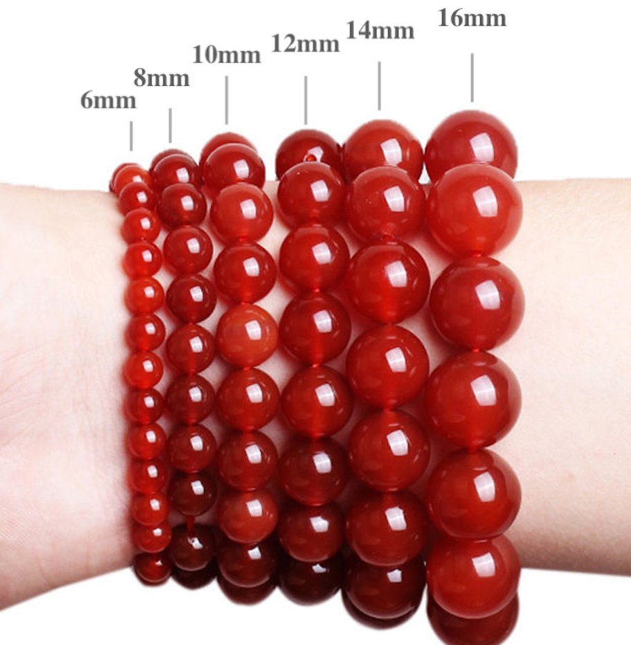 Natural Carnelian Bracelet - Positive Energies and Balance