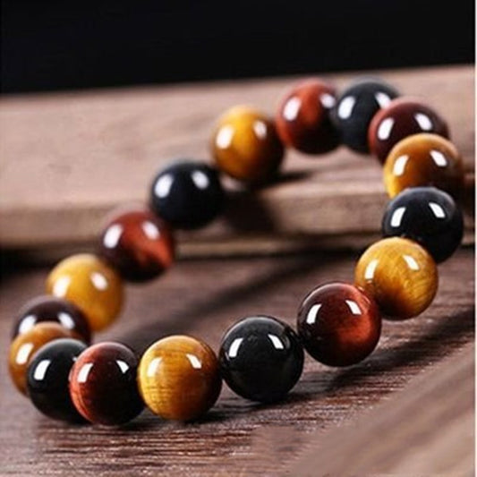 Triple Tiger’s Eye Bracelet – Focus, Clarity & Inner Strength