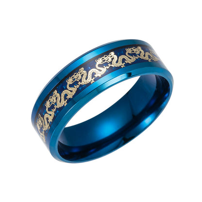 Dragon Titanium Ring - Ultimate Luck, Prosperity, and Protection