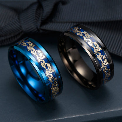 Dragon Titanium Ring - Ultimate Luck, Prosperity, and Protection