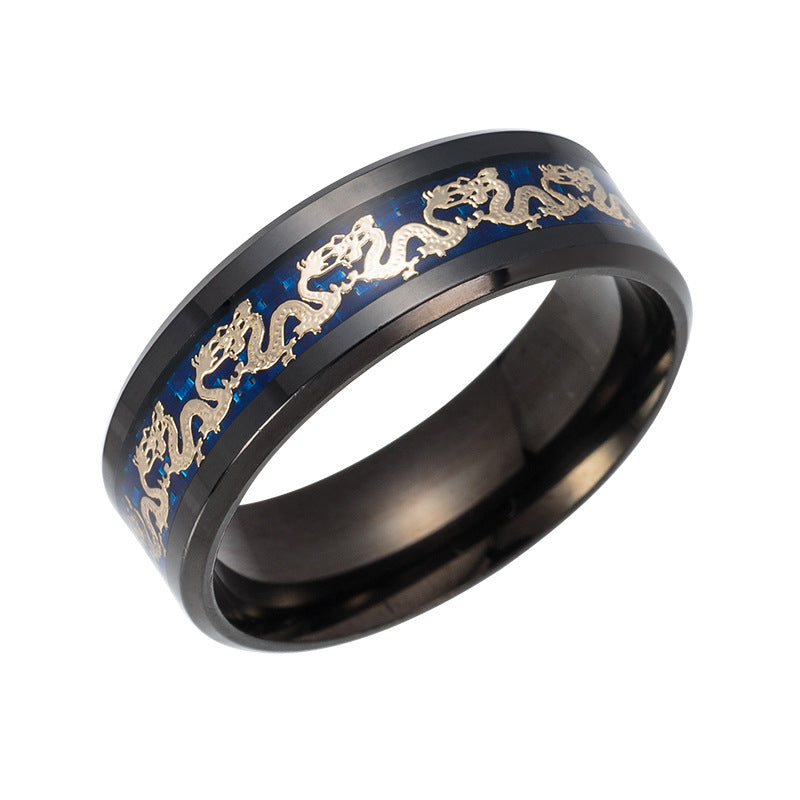 Dragon Titanium Ring - Ultimate Luck, Prosperity, and Protection