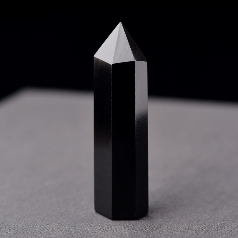 Black Obsidian Crystal Point – Grounding & Protection Stone