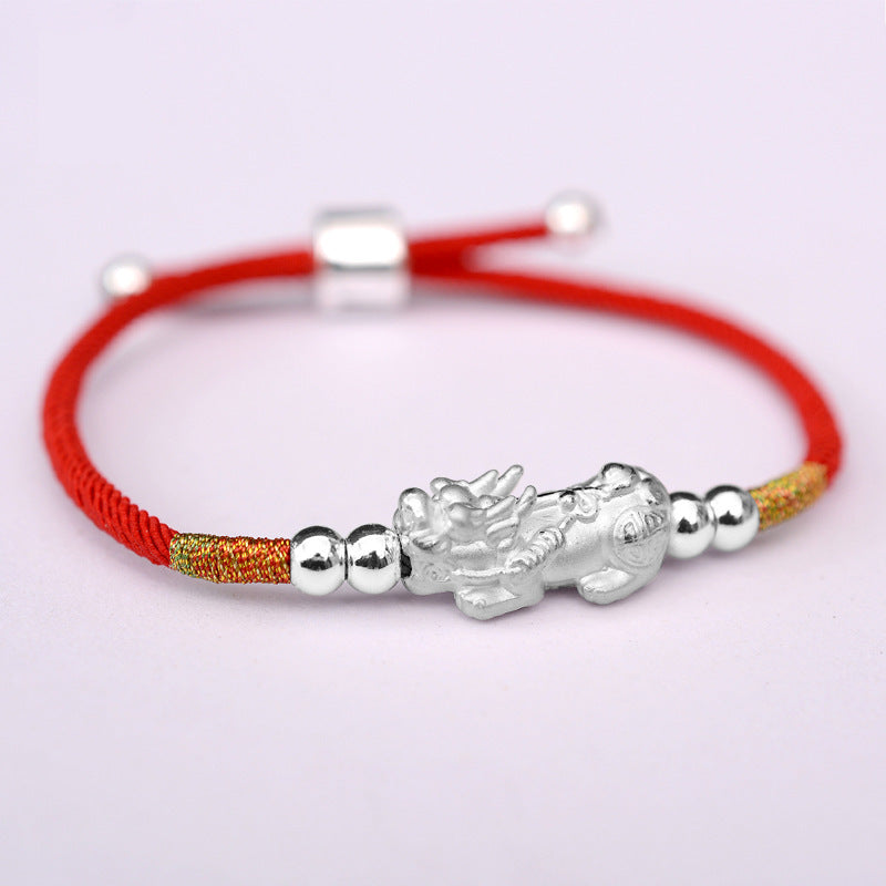 Feng Shui Pixiu Red String Bracelet - Wealth, Protection & Good Luck