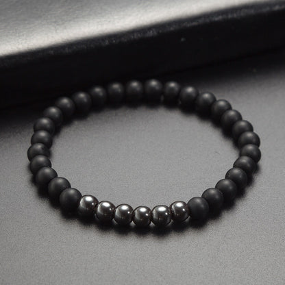 Premium Hematite & Agate Bracelets Set - Balance & Protection