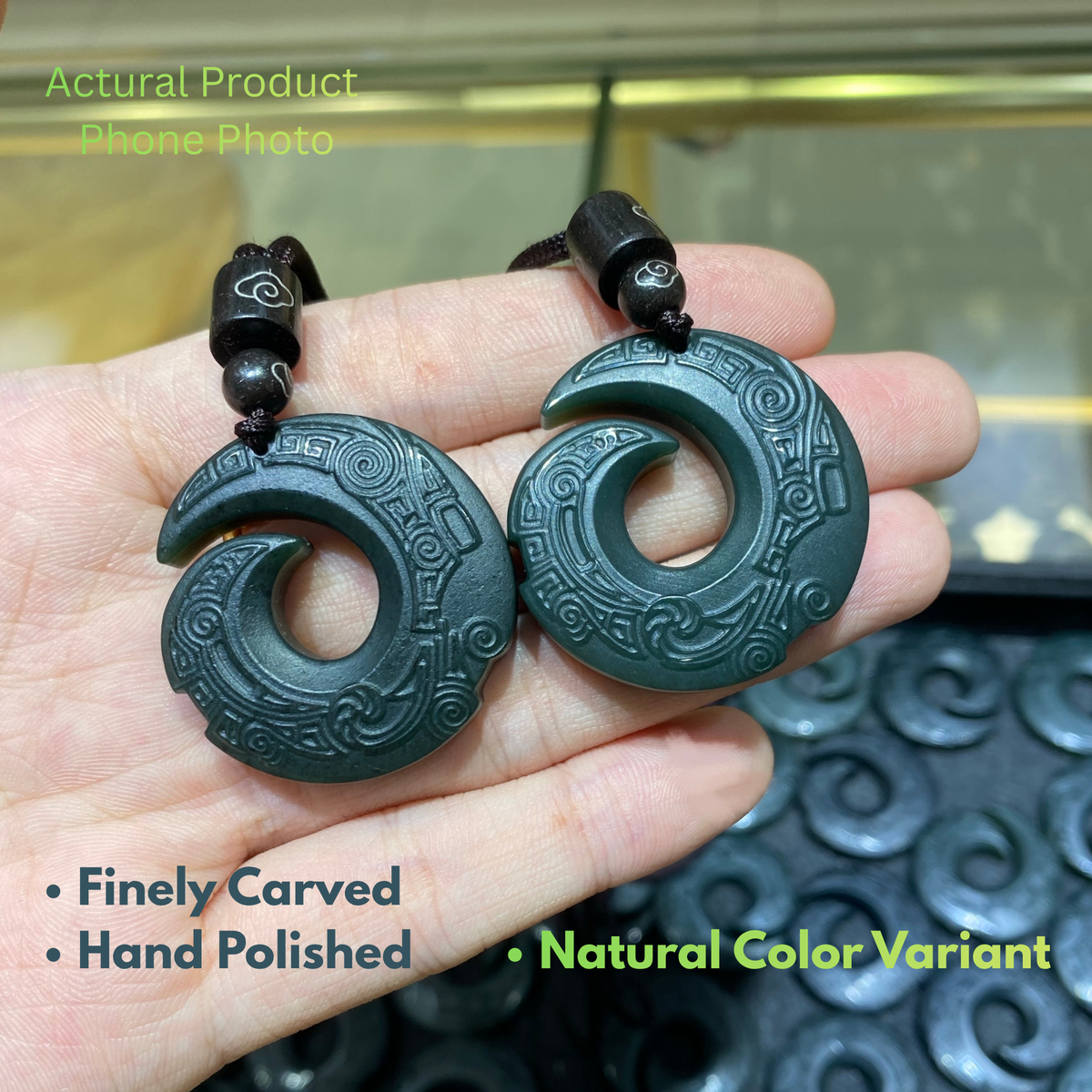Close up of natural Hetian nephrite jade texture and internal structure