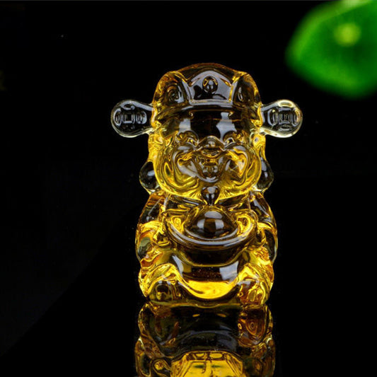 Citrine Wealth God Statue - Attract Abundance & Prosperity