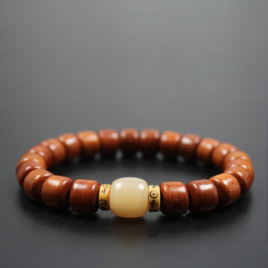 Handmade Tibetan Yak Bone Bracelet – Protection & Strength