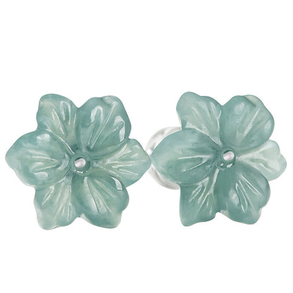 Authentic Jadeite Jade Blue Water Earrings – Luxury Gift Jewelry