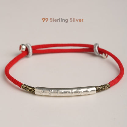 Gift-ready Tibetan Red String Bracelet – spiritual good luck charm bracelet