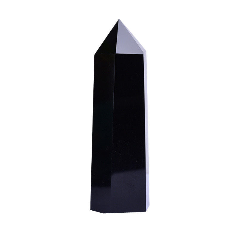 Black Obsidian Crystal Point – Grounding & Protection Stone