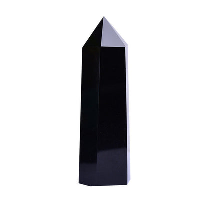 Black Obsidian Crystal Point – Grounding & Protection Stone