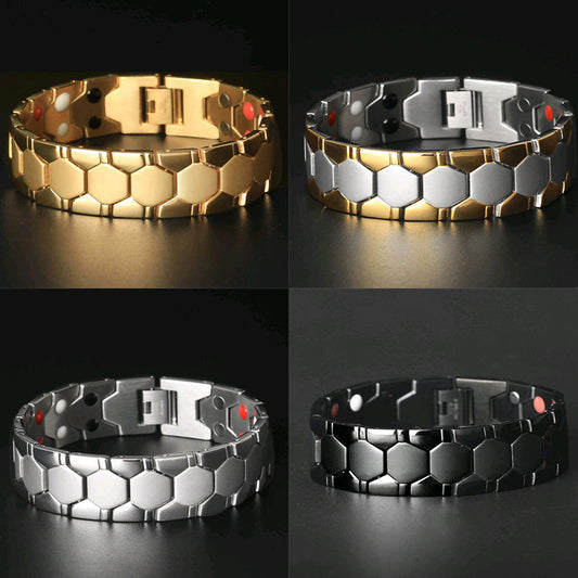 Germanium Titanium Magnetic Bracelet – 4-in-1 Anti-Radiation & Fatigue Relief
