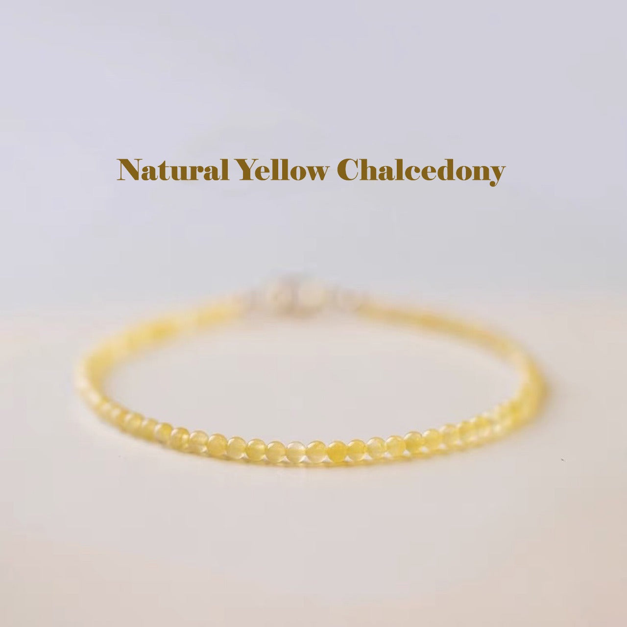 Natural Yellow Chalcedony Bracelet – Energy, Positivity & Elegance