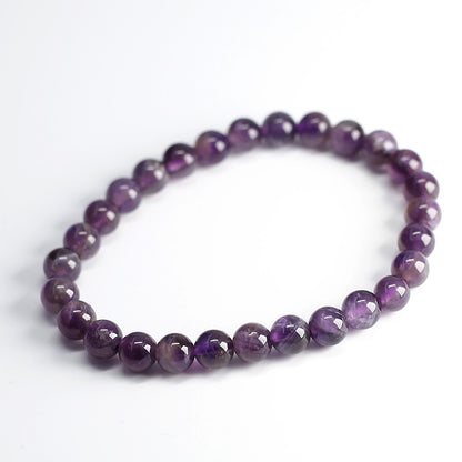 Natural Amethyst Healing Bracelet for Protection & Calm
