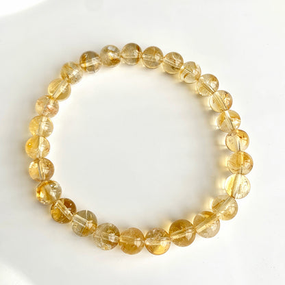 Radiant Aura Golden Crystal Bracelet – Success & Fulfillment