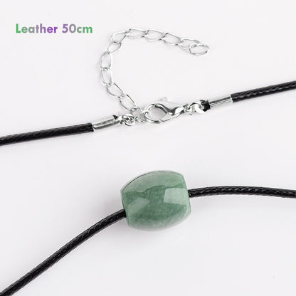 Unisex Jade Necklace Hand-Polished Genuine Jadeite Bead