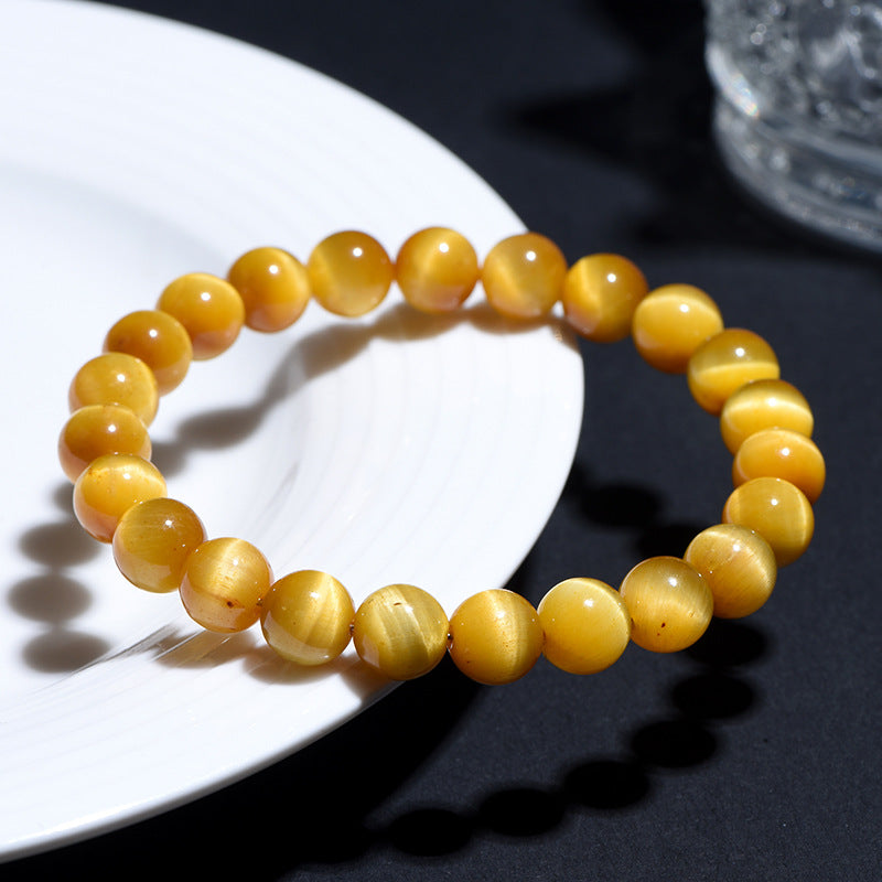 Premium Natural 6A Golden Tiger’s Eye Bracelet – Confidence, Protection, Inner strength