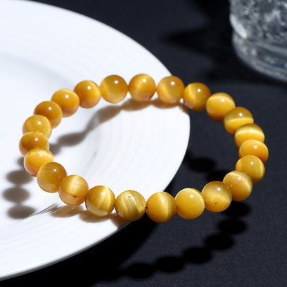 Premium Natural 6A Golden Tiger’s Eye Bracelet – Confidence, Protection, Inner strength