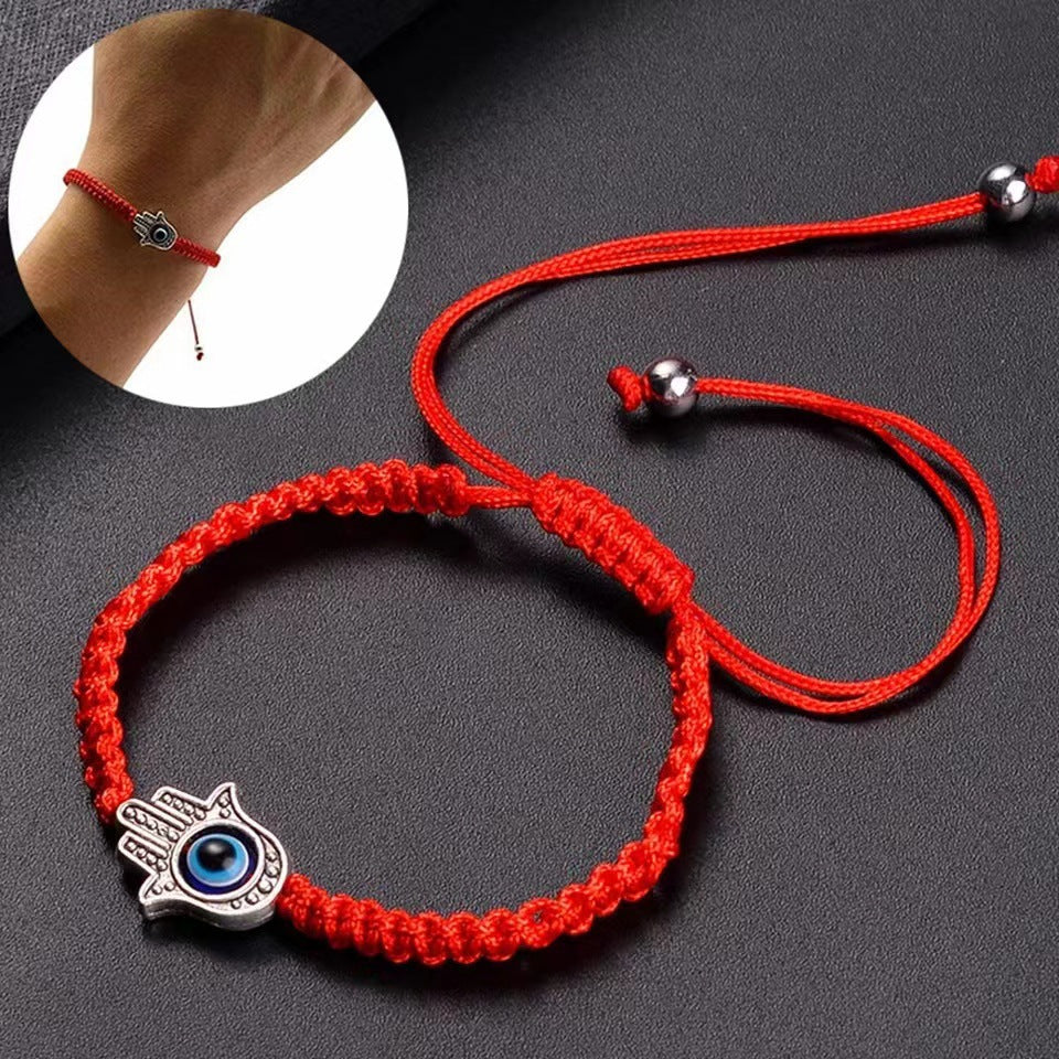 Hamsa Hand Red String Bracelet - Protection & Good luck