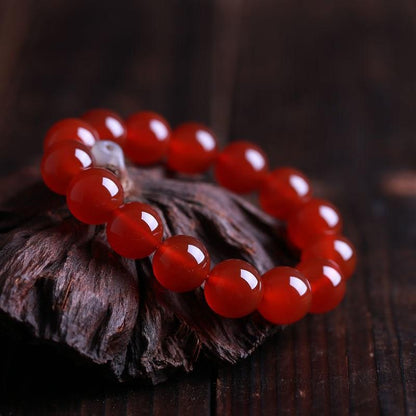 Natural Carnelian Bracelet - Positive Energies and Balance