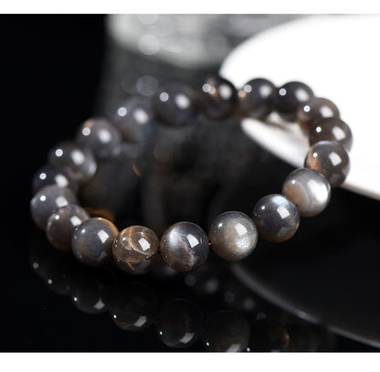 Natural Black Crystal Bracelet - Grounding and Protective