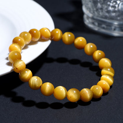 Premium Natural 6A Golden Tiger’s Eye Bracelet – Confidence, Protection, Inner strength