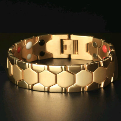 Germanium Titanium Magnetic Bracelet – 4-in-1 Anti-Radiation & Fatigue Relief