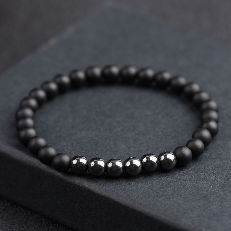 Premium Hematite & Agate Bracelets Set - Balance & Protection