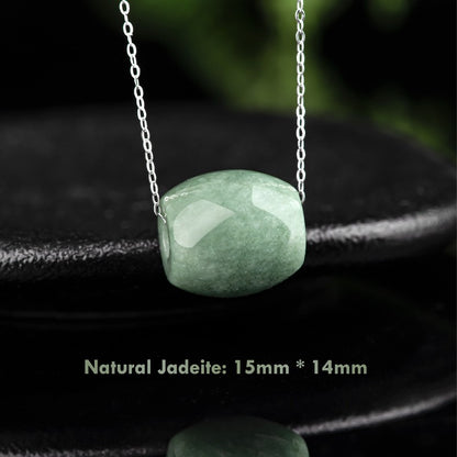 Authentic Natural Green Jade Pendant Jewelry for Prosperity