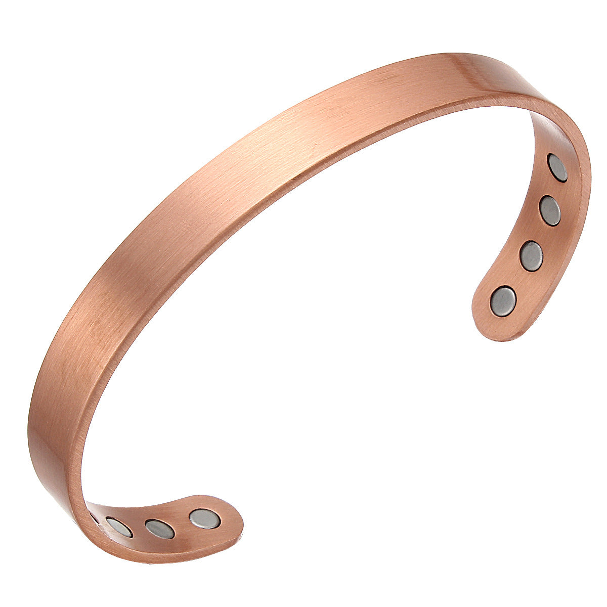 99.99% Pure Red Copper Magnetic Bangle & Ring Set – Balance & Vitality