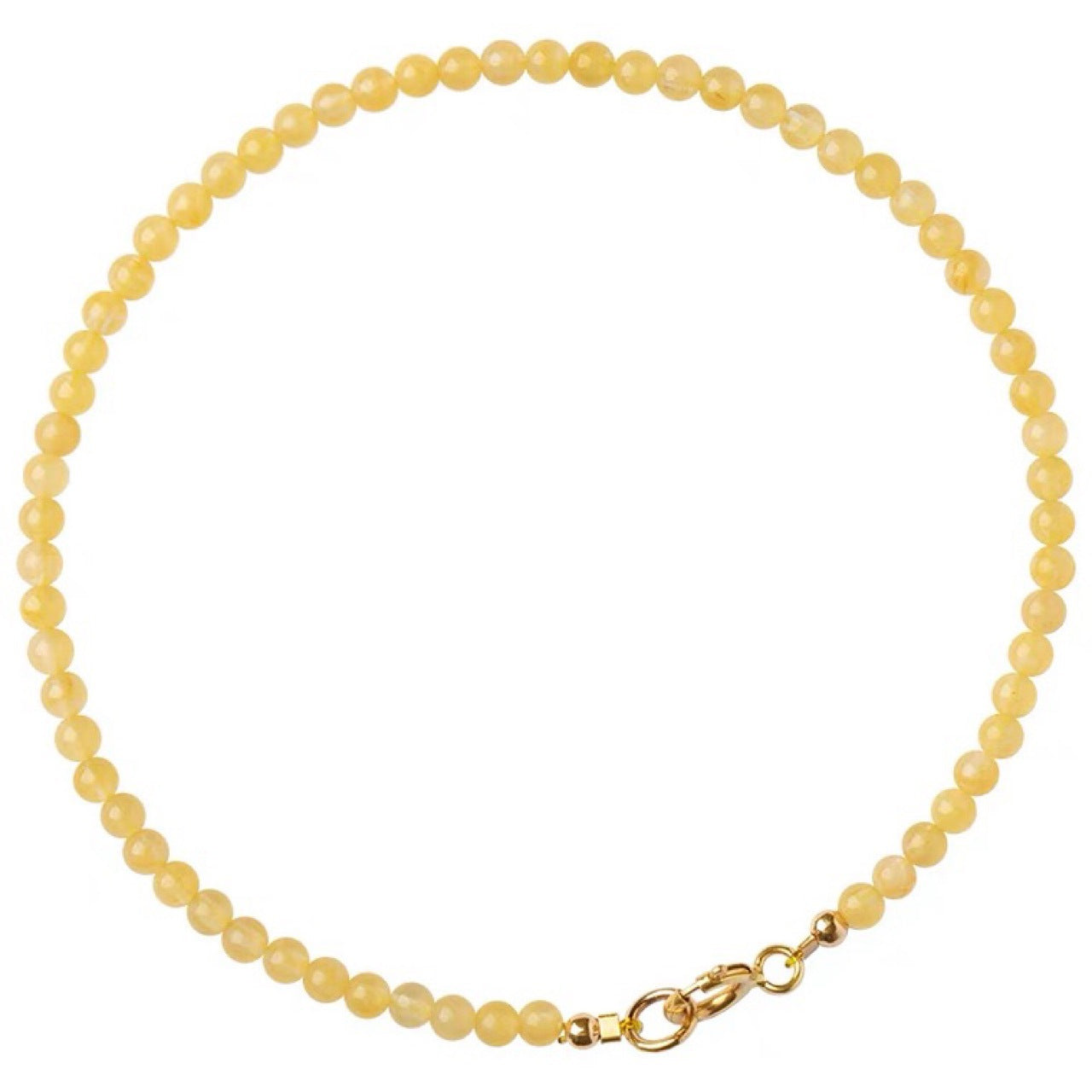 Natural Yellow Chalcedony Bracelet – Energy, Positivity & Elegance