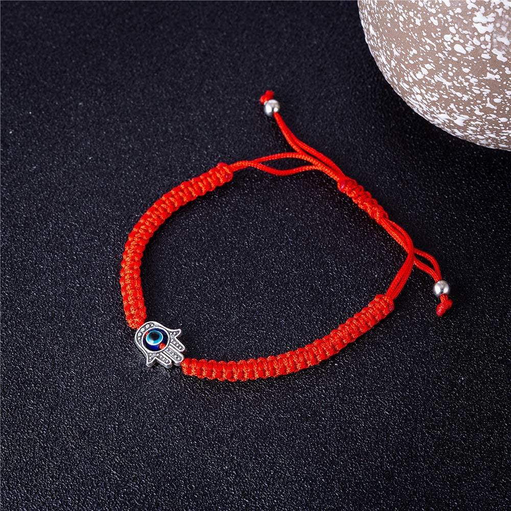 Hamsa Hand Red String Bracelet - Protection & Good luck