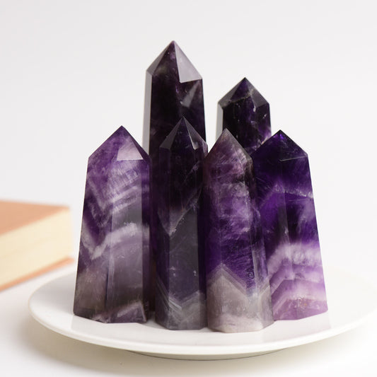 Natural Amethyst Crystal Point – Healing Stone for Protection & Calm