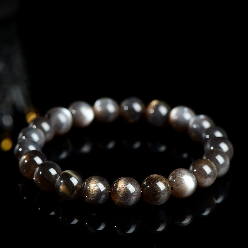 Natural Black Crystal Bracelet - Grounding and Protective