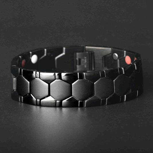 Adjustable titanium link bracelet stylish men’s jewelry gift