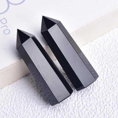 Black Obsidian Crystal Point – Grounding & Protection Stone