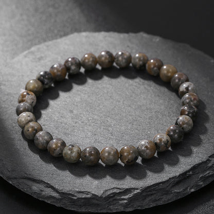 Natural Flame Stone Bracelet – UV Reactive Super Flame Pattern Crystal for Energy