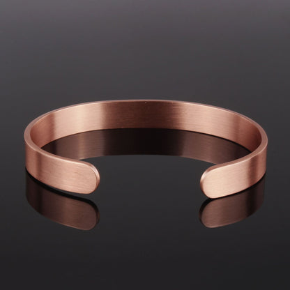 99.99% Pure Red Copper Magnetic Bangle & Ring Set – Balance & Vitality