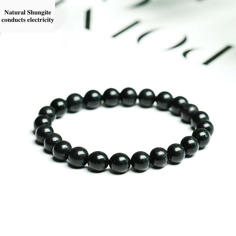 Natural Shungite Bracelet - Grounding & EMF Protection