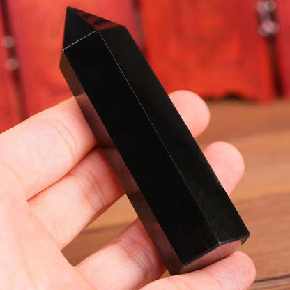 Black Obsidian Crystal Point – Grounding & Protection Stone