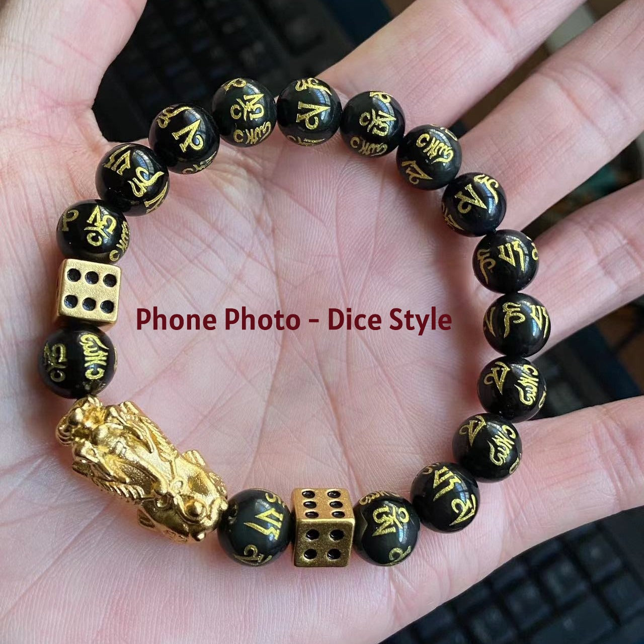 Feng Shui Double Pixiu Bracelet for luck, prosperity & spiritual balance