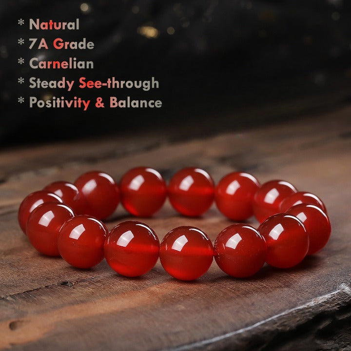 Carnelian Bracelet for Women Natural 7A Crystal