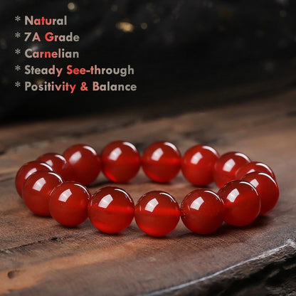 Carnelian Bracelet for Women Natural 7A Crystal