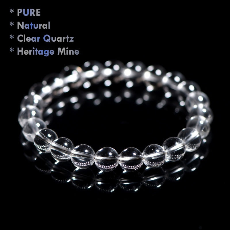 Natural Clear Quartz Manifestation Bracelet – Master Healer Crystal