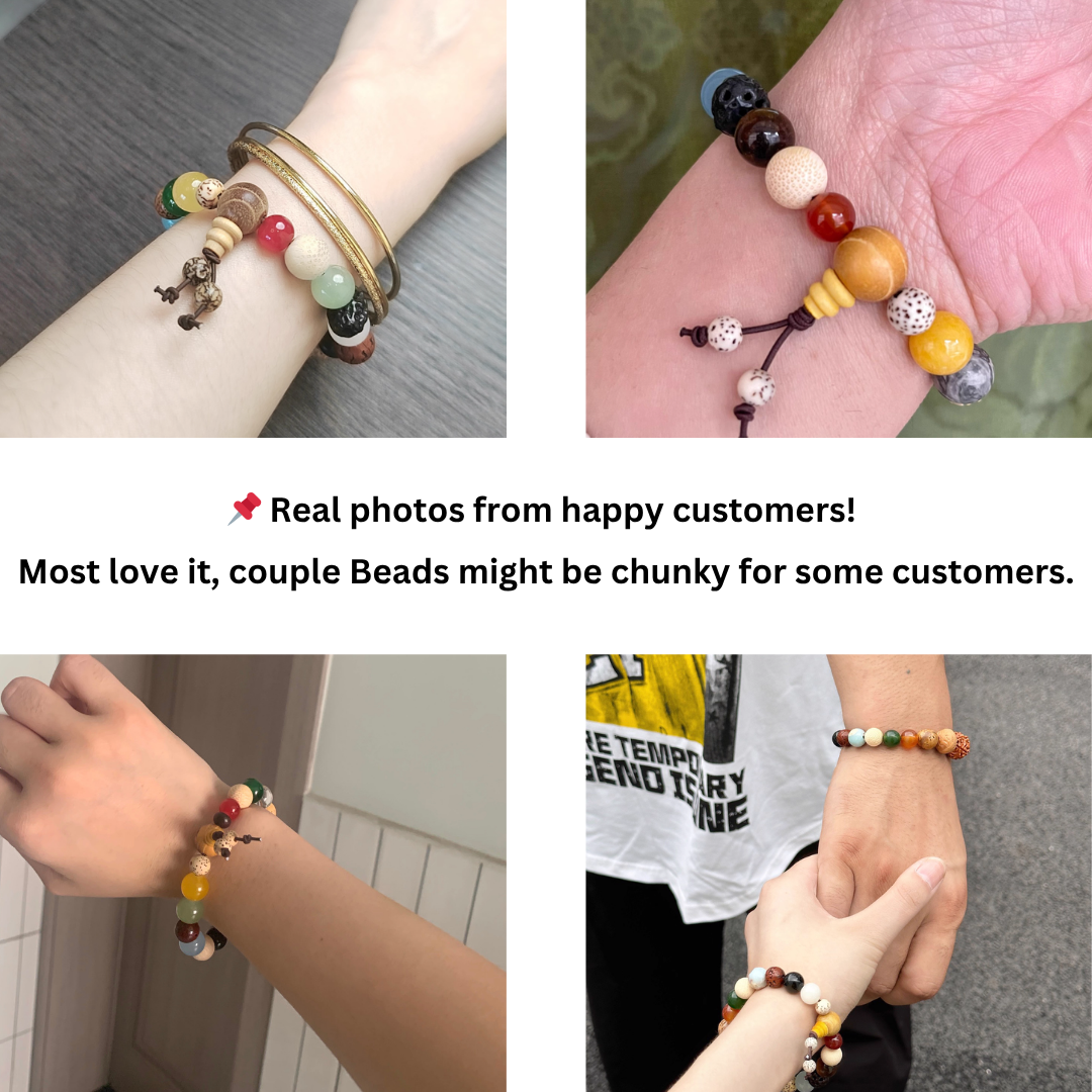 Natural Bodhi Seed Meditation Bracelet for Success and Mindfulness
