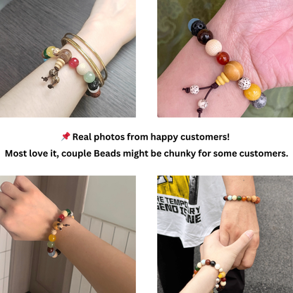 Natural Bodhi Seed Meditation Bracelet for Success and Mindfulness