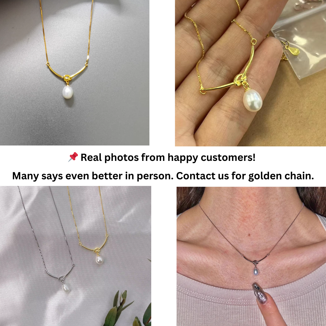 925 sterling silver freshwater pearl pendant necklace classic women’s jewelry